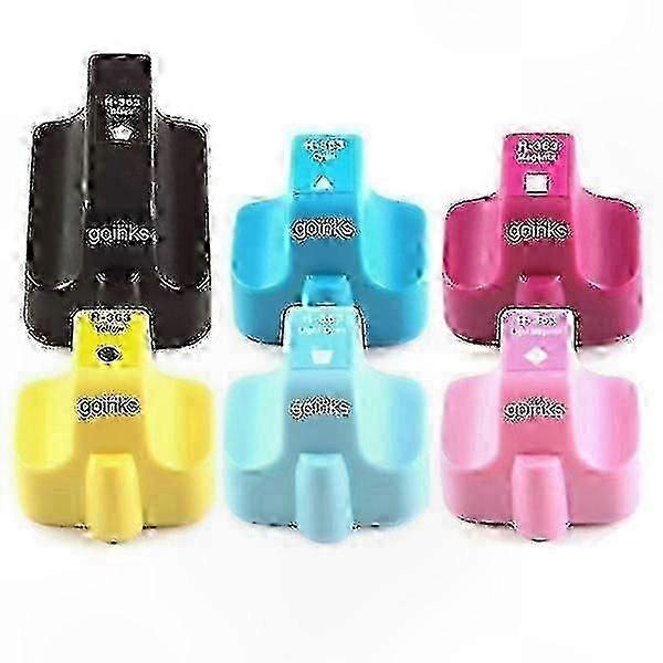 6-Pack High-Yield Ink Cartridges Compatible with  363 Printer, Easy Installation