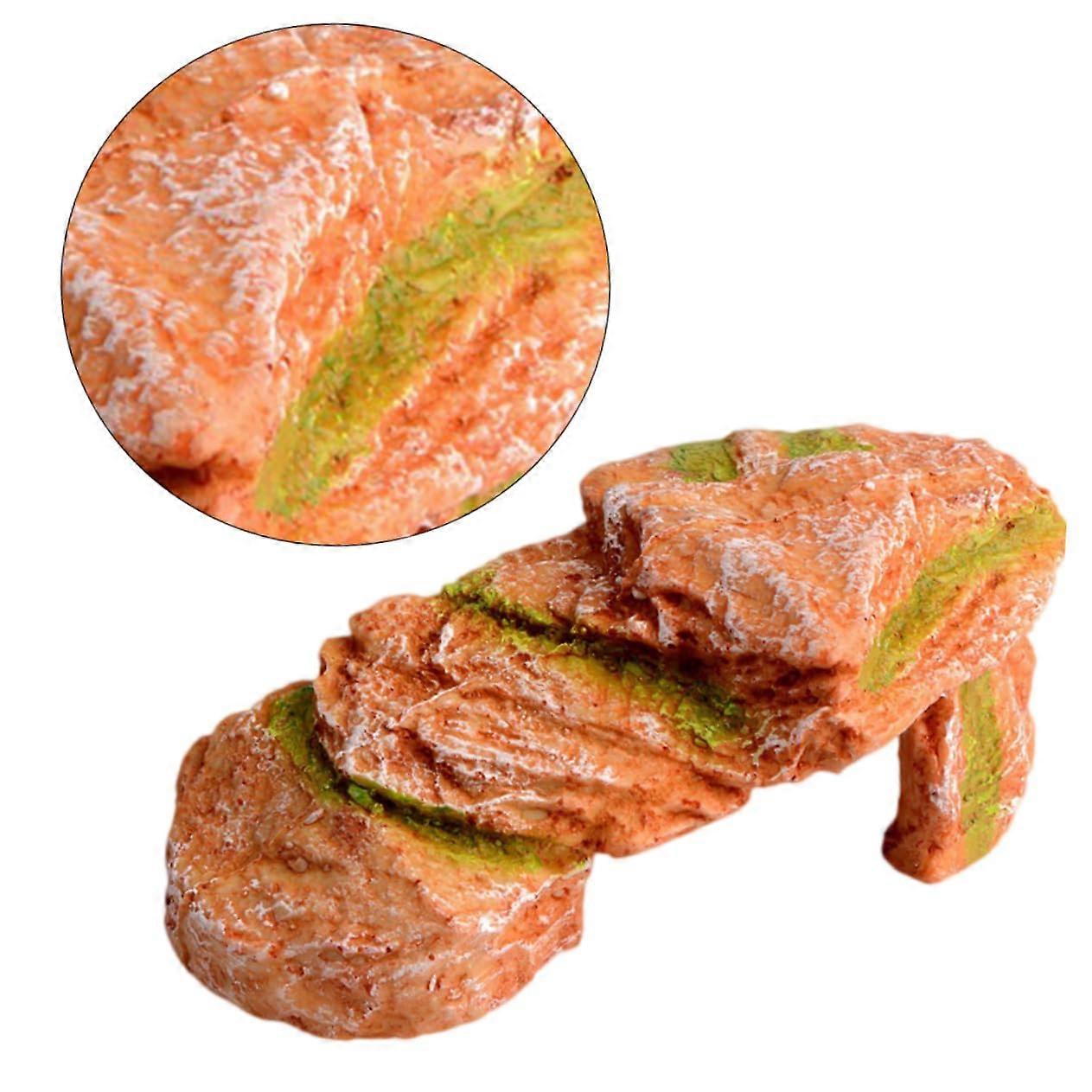 Turtle Basking Platform with Realistic Tortoise Design for Aquarium Decor and Resting Dock