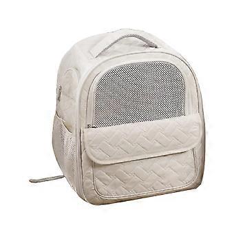 Cat Carrier Backpack with 360° Airflow Mesh, Foldable Design, Stable Base and Storage Pockets for Travel