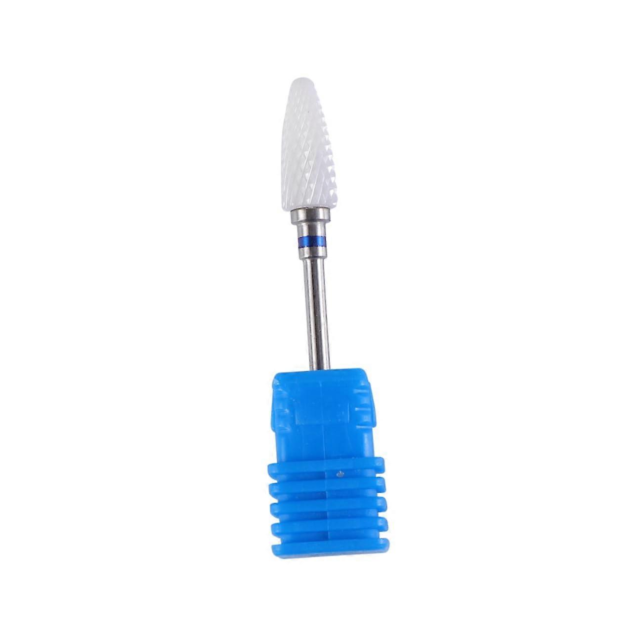 Ceramic Nail Drill Bits for Cuticle Removal, Precision Nail Shaping, Durable Salon and Home Set
