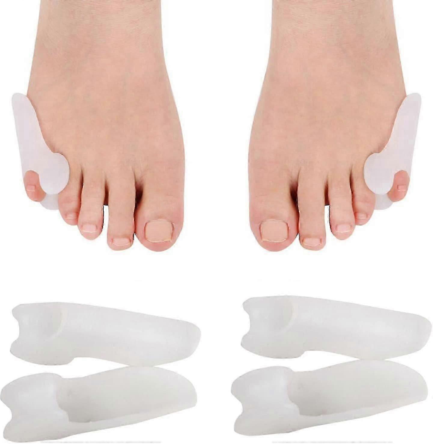 Toe Separator Protective Cushion, 4pcs Small Toe Separators, Small Toe Protectors, Small Toe Concealer Silicone Gel-dwdz