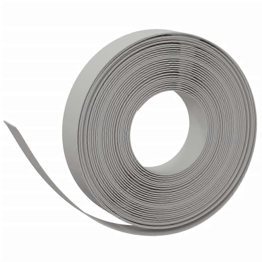 vidaXL Tuinrand 10 m 10 cm polyetheen grijs