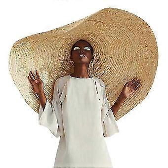 Wide Brim Sun Hat with UV Protection for Beach and Outdoor Use