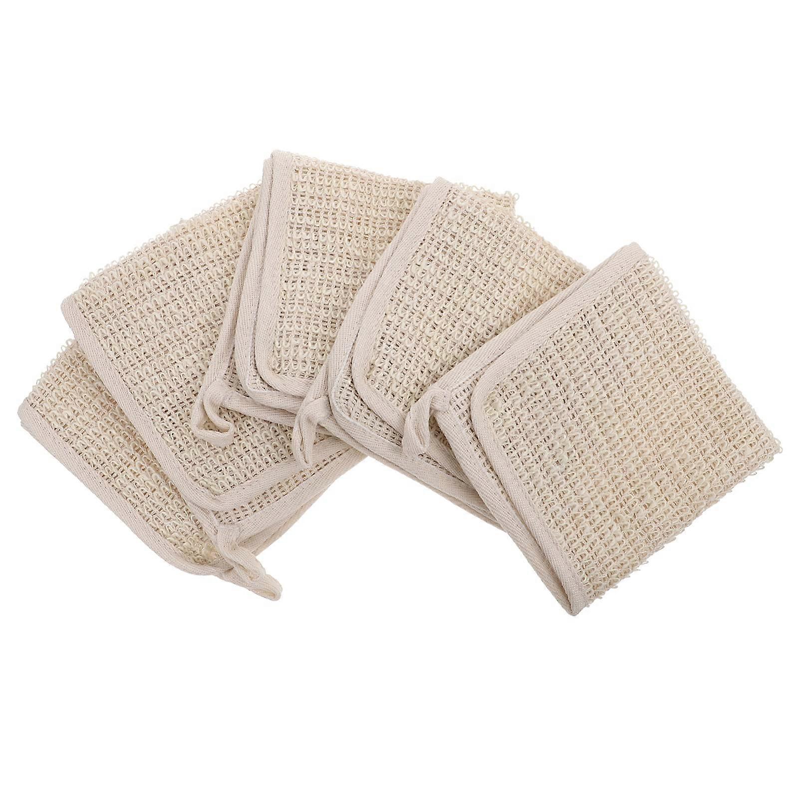 Exfoliating Bath Towel Set with Gentle Skin Scrubber, Long Back Coverage, Quick Dry for Shower
