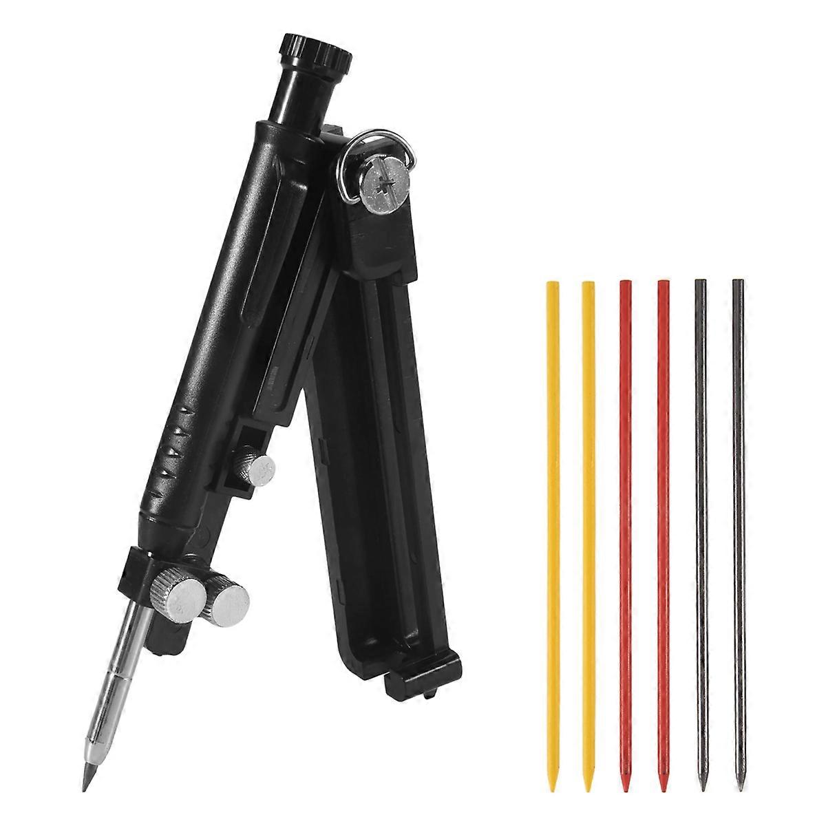 Multifunctional Scribe Tool, Construction Pencils , Carpentry Tools with Deep Hole Pencil, DIY Woodw