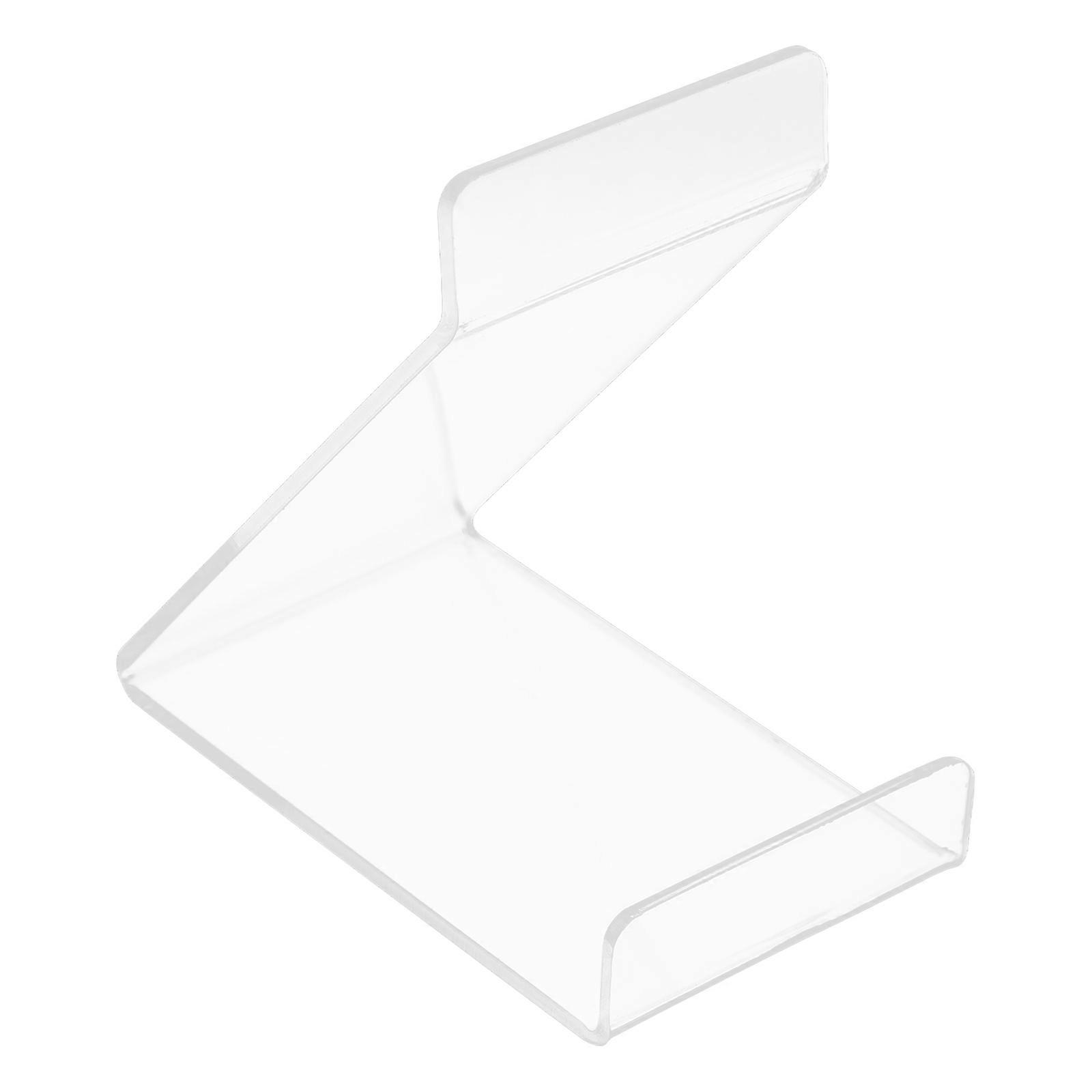 Acrylic Magazine File Holder for Display 2Pcs Clear Record Display Stand