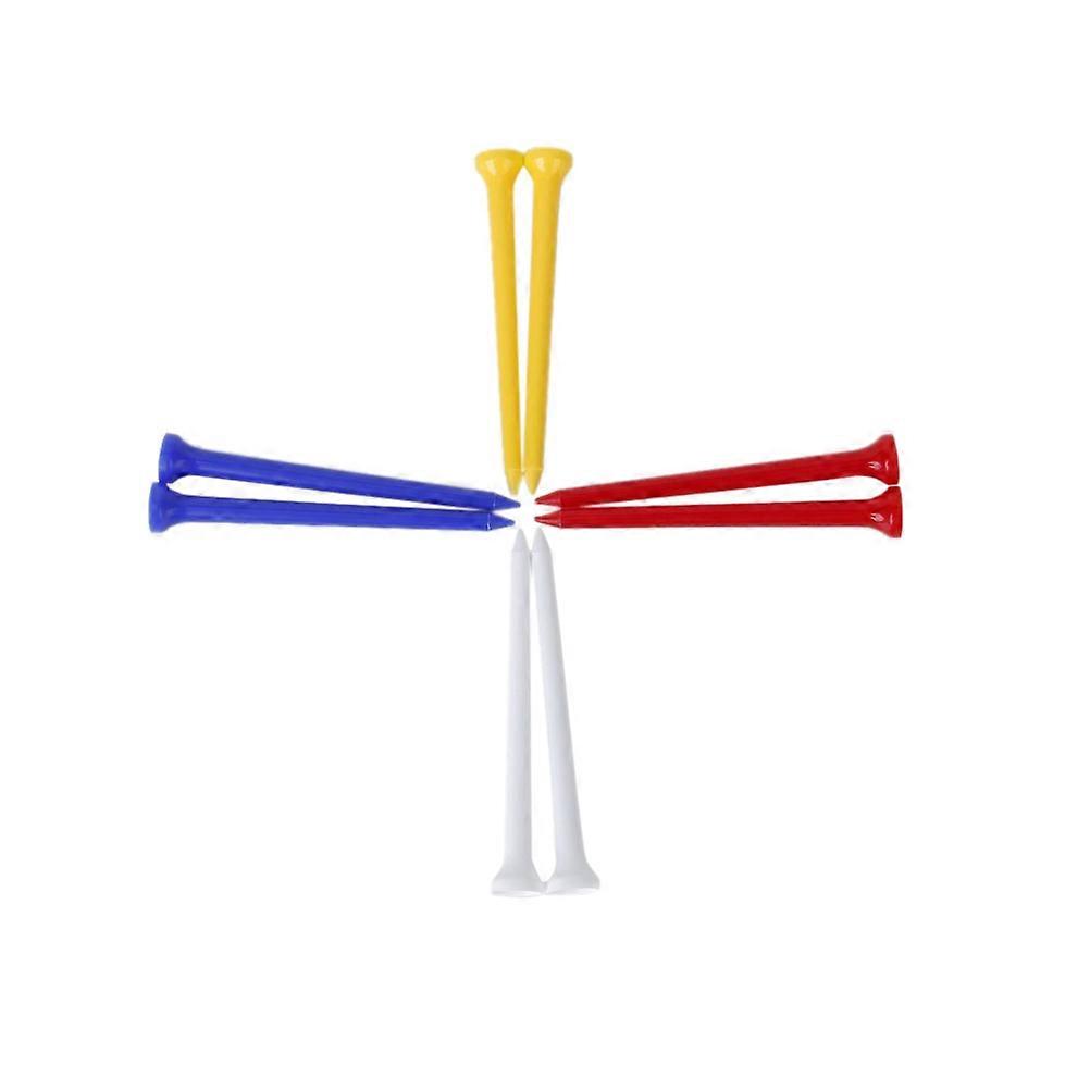 Golf Tees Plastic Tees for Golf Practice 100Pcs Assorted Color Durable Use