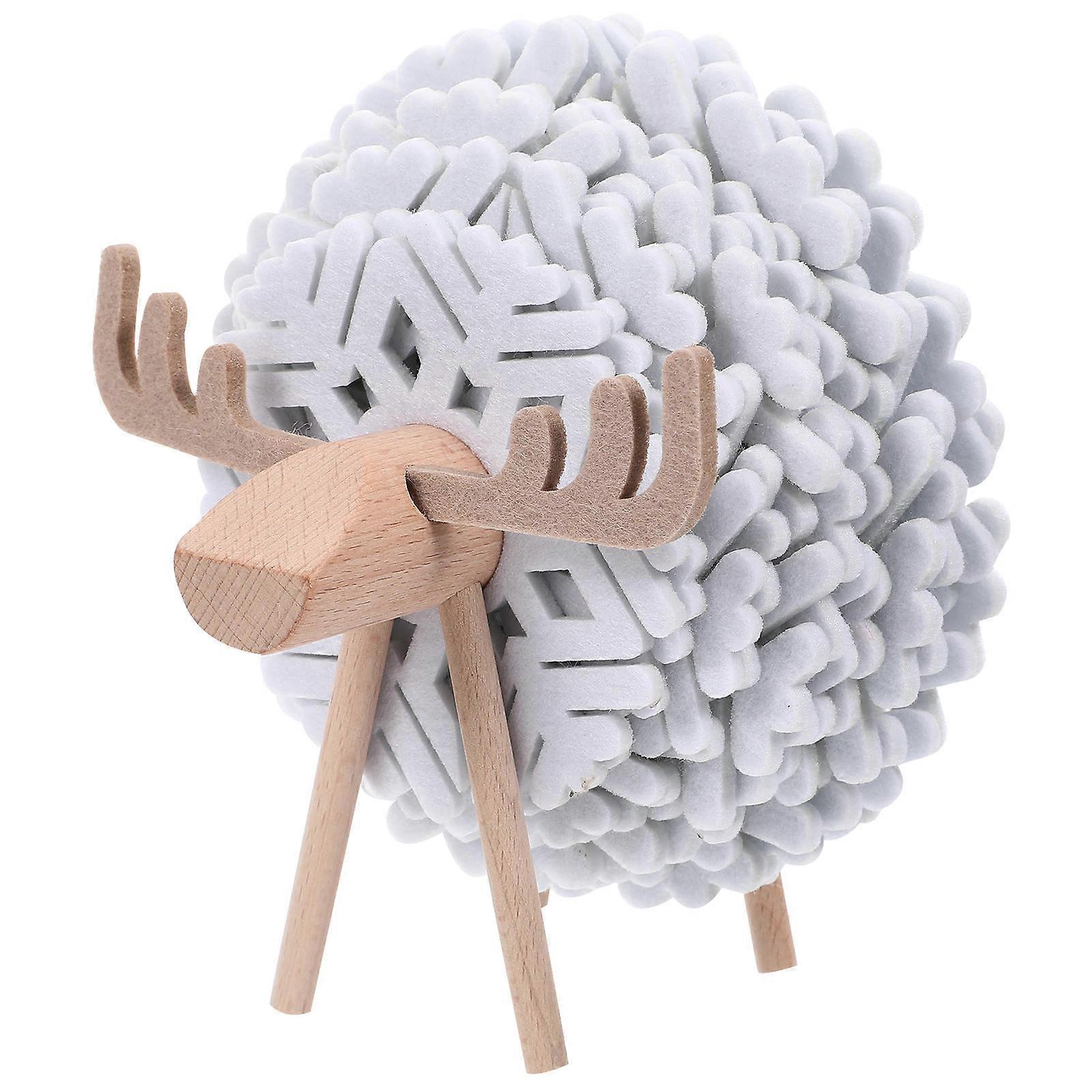 Felt Snowflake Coasters Cup Mat for Home Use 1Set