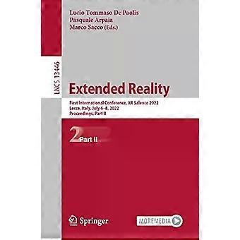 Extended Reality First International Conference Xr Salento 2022 Lecce I - Springer Nature B.V