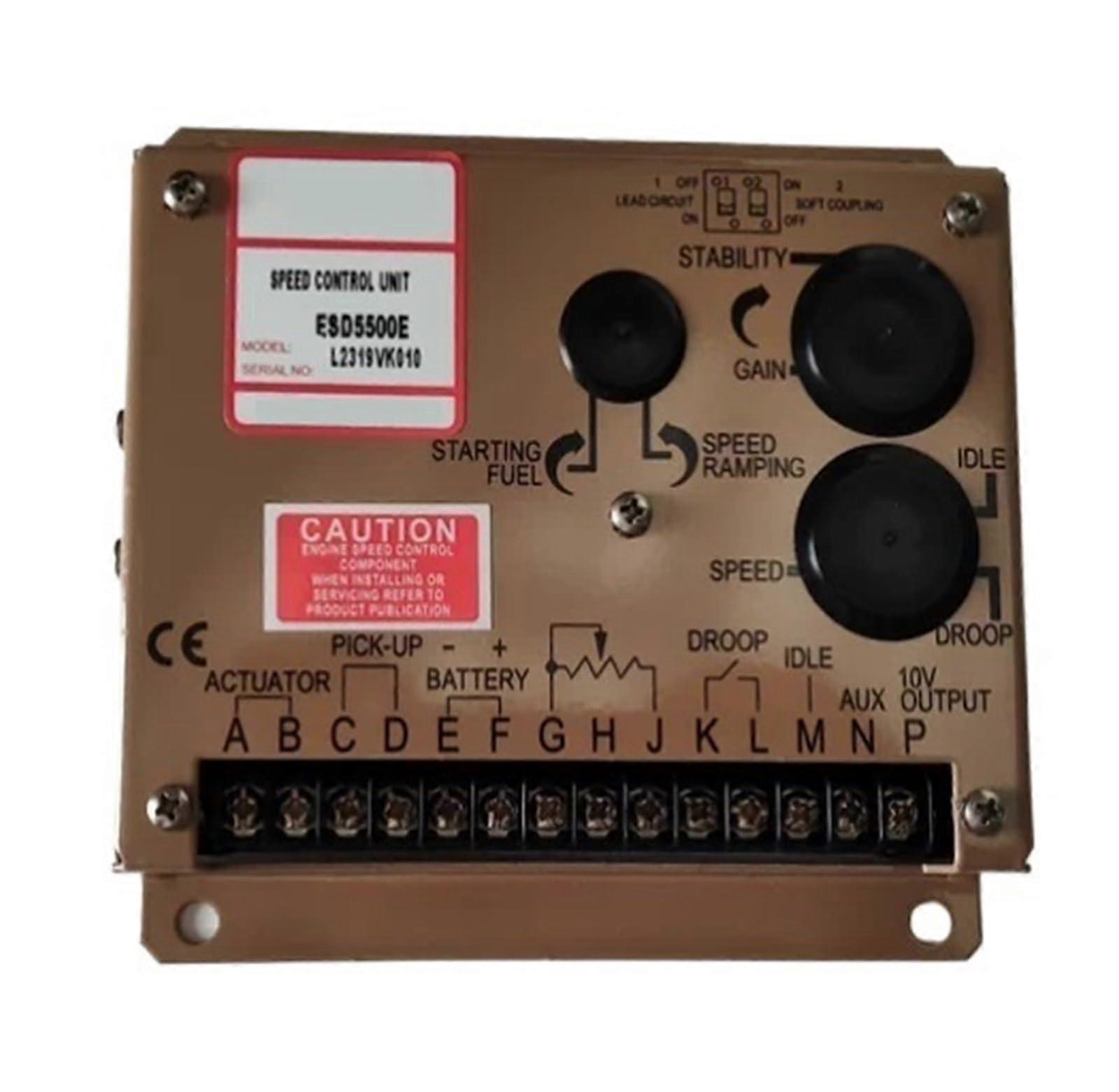 ESD5500E Generator Speed Controller with Control Panel for Precise Speed and Stable Frequency