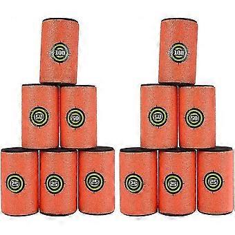 EVA Foam Soft Bullet Targets, Sponge Refill Bullet Shoot Dart, 12 Pcs