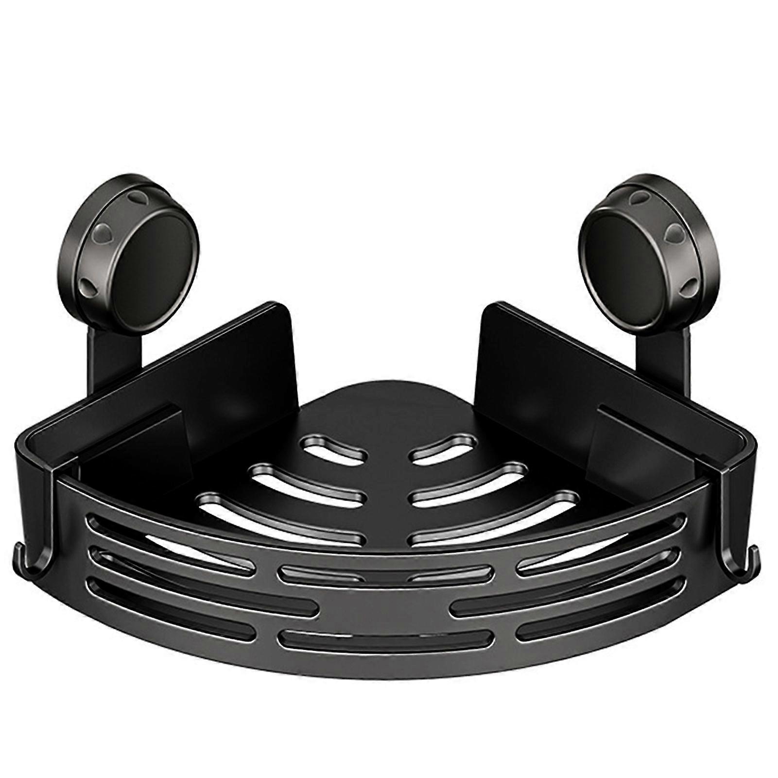 Suction Cup Triangular Baskets Practical Simple Storage Shelf for Cosmetics