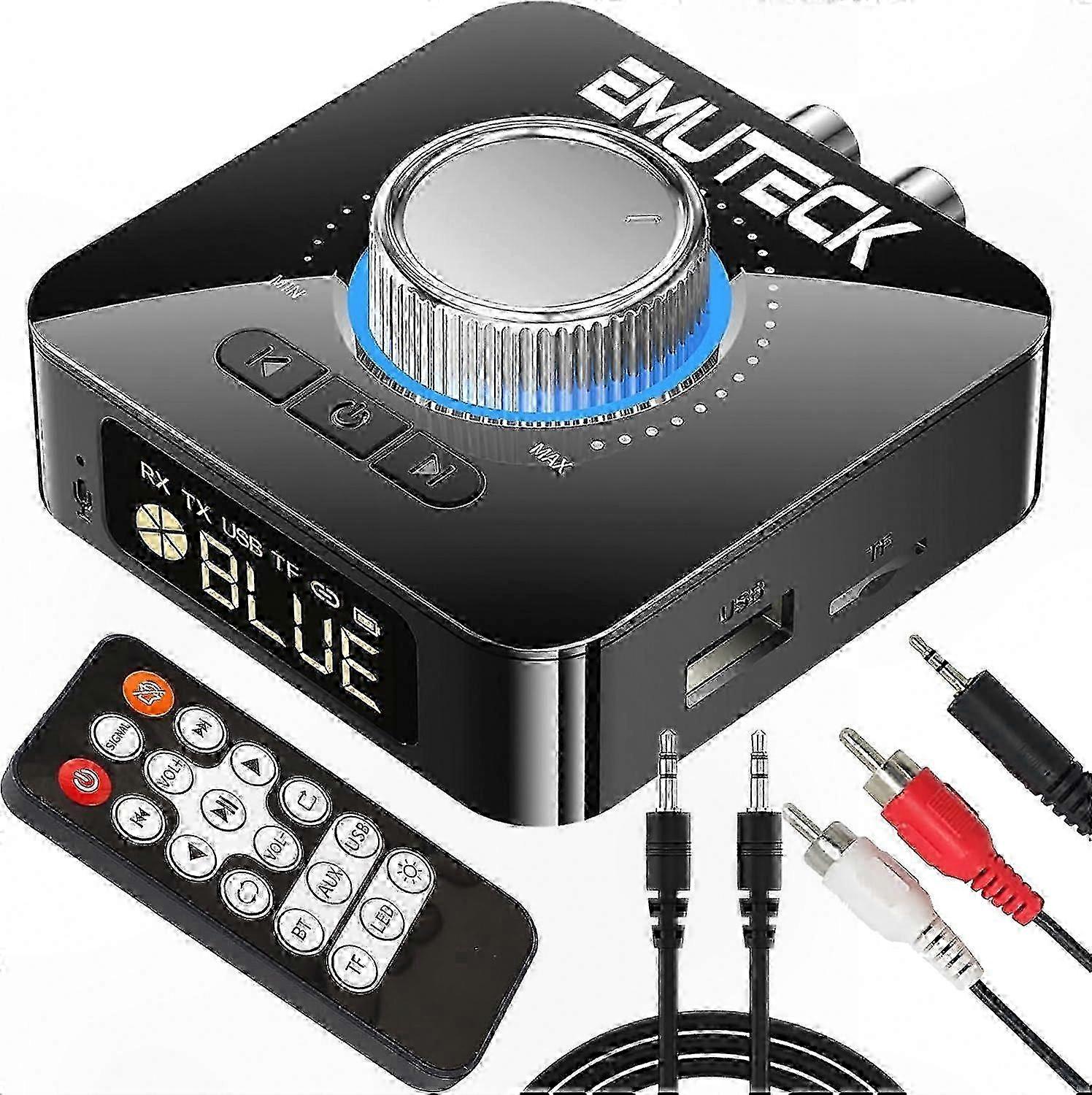 Portable CD Player with Bluetooth, FM Radio, USB Port, AUX Input, and Programmable Timer