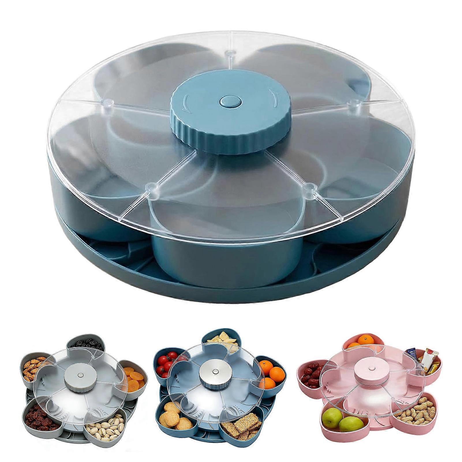 Rotating Snack Server - with 5 Sections - for Home
