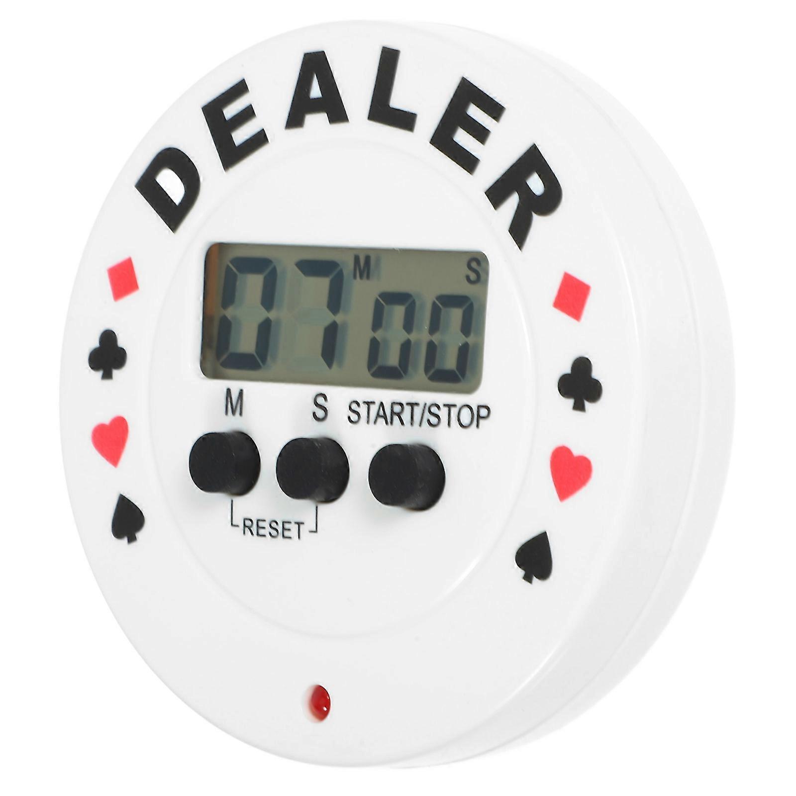 Poker Timer Countdown Timer Board Game Dealer Digital Clock Game Timer Poker Accessory