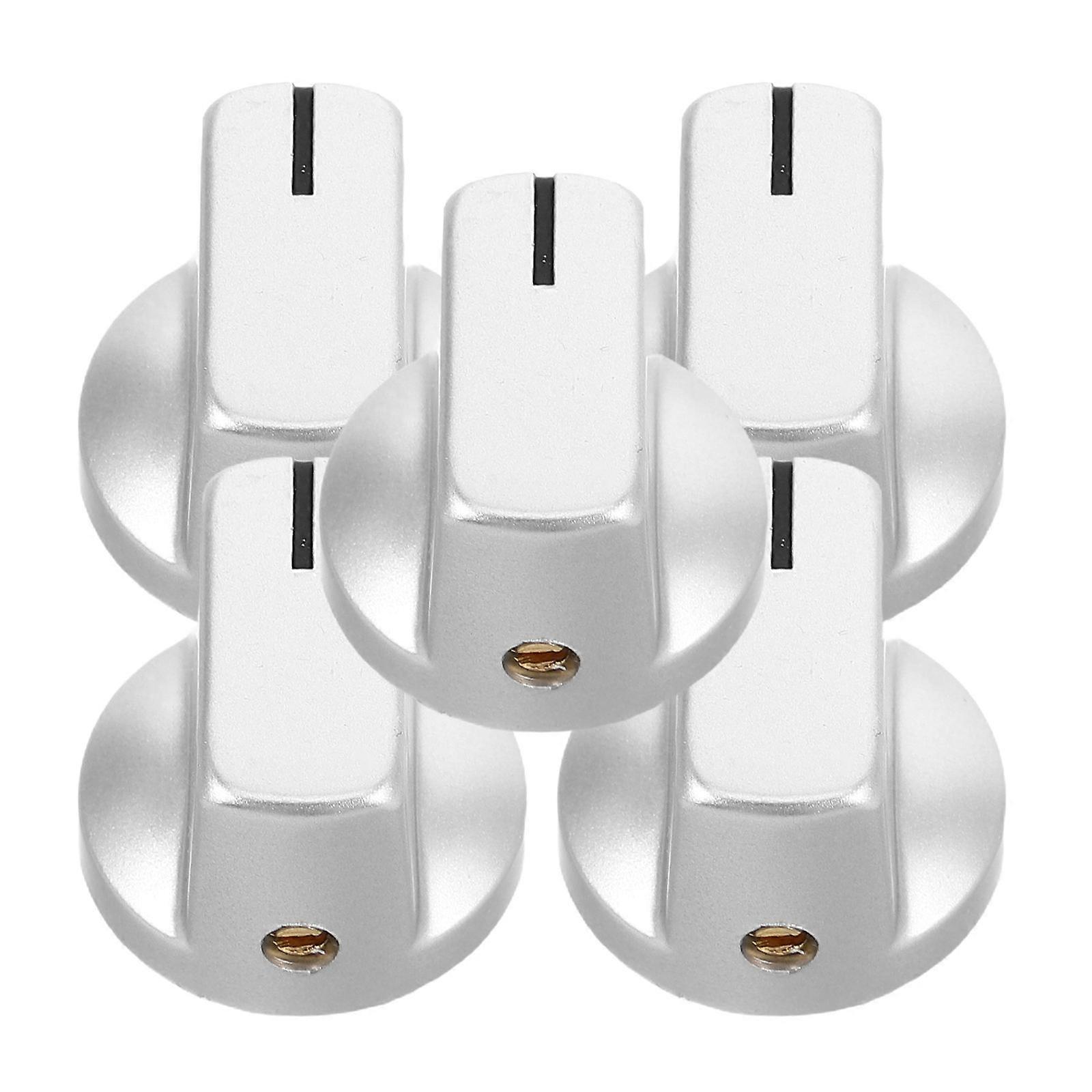 5pcs Potentiometer Knobs Plastic Volume Tone Knobs Universal Top Hat For Electric Guitar Speaker Amplifier Mixer Board
