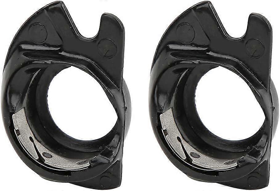 2-Piece Bobbin Set, Replacement Case for Sewing Machine, 3.8*2.7cm, Black, Plastic Material