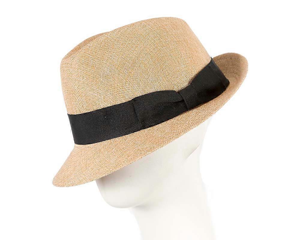 Nude Fedora Homburg Hat M182NU