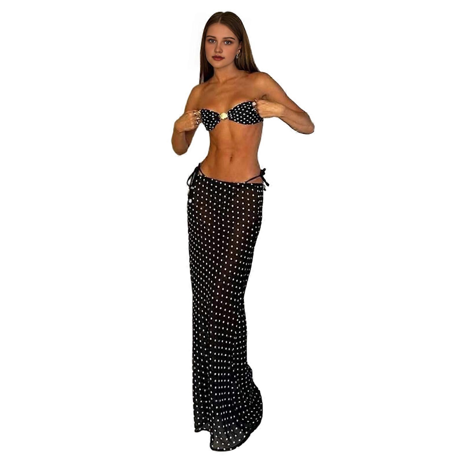 3 Piece Swimsuit No Underwire Padding For Pool Vacation