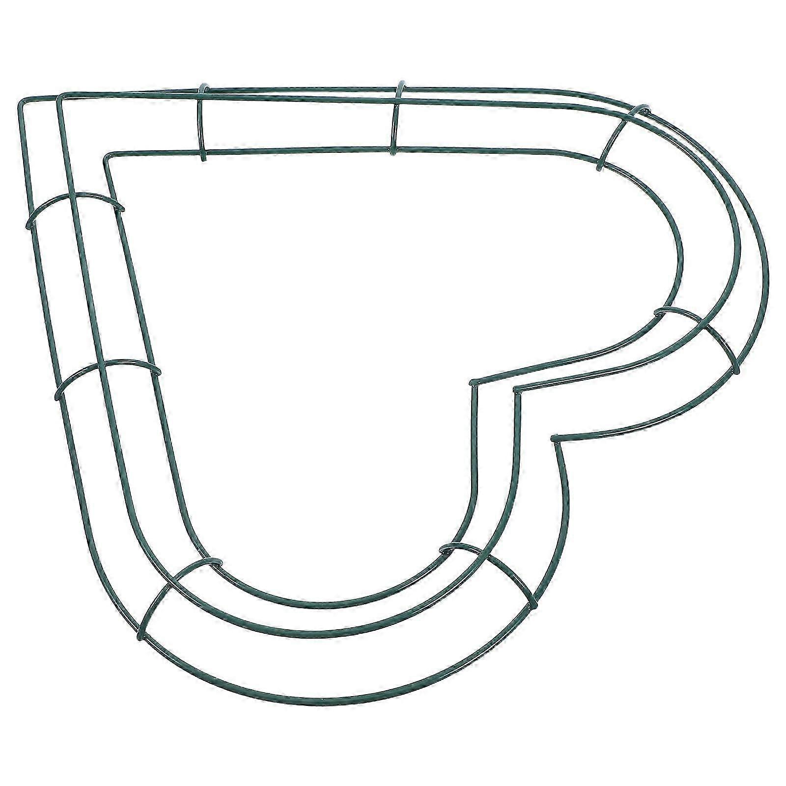 Heart Shape Iron Loop for DIY Wreath Decor Accessory