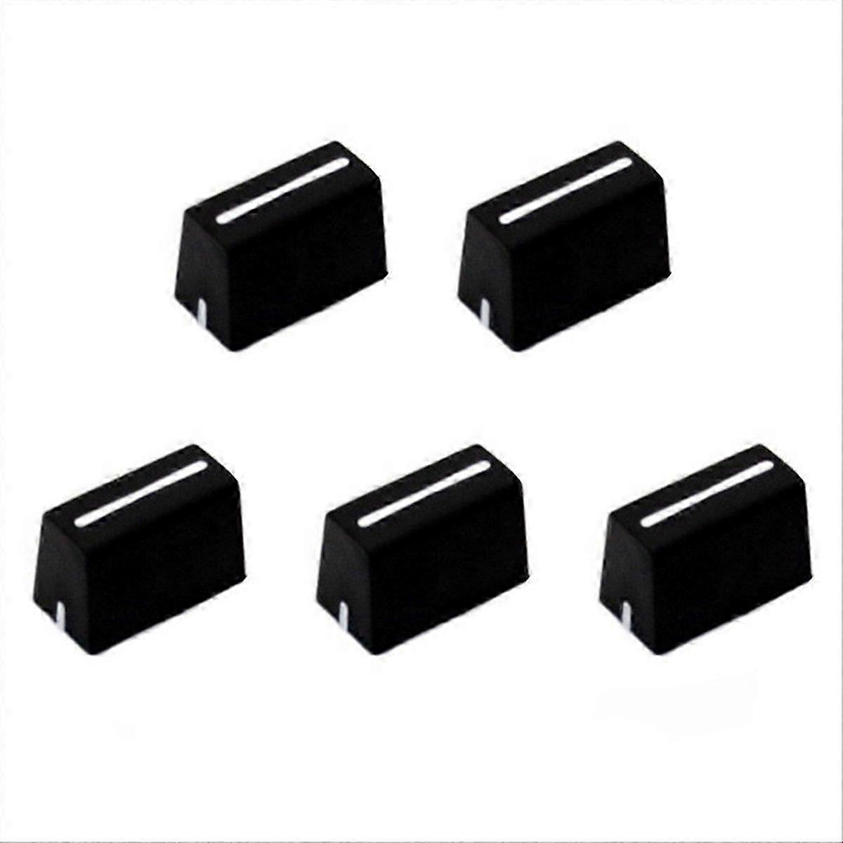 5pcs Universal Fader Knobs Fader Cap Straight Slide Potentiometer Cap