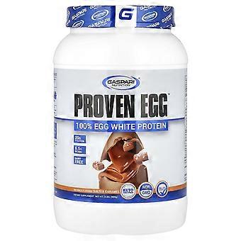 Gaspari Nutrition, Proven Egg™, 100% Proteína de Clara de Ovo, Caramelo Salgado, 900 g (2 lbs)