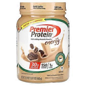 Premier-proteiini, 100% heraproteiinijauhe energialla, Cafe Latte, 23,9 oz (680 g)