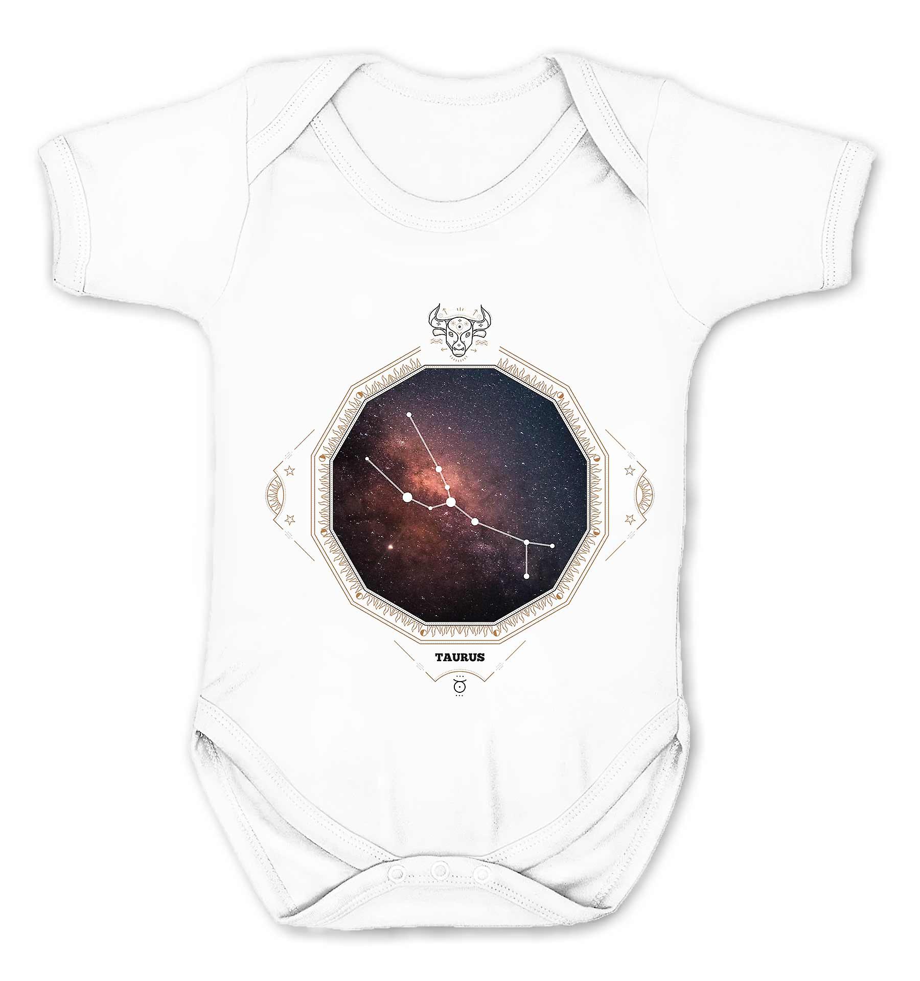 Reality Glitch Ταύρος Star Sign Αστερισμός Παιδιά Babygrow