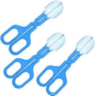 Pet Poop Clamp Plastic Poop Clip for Reptile Waste 6Pcs Set