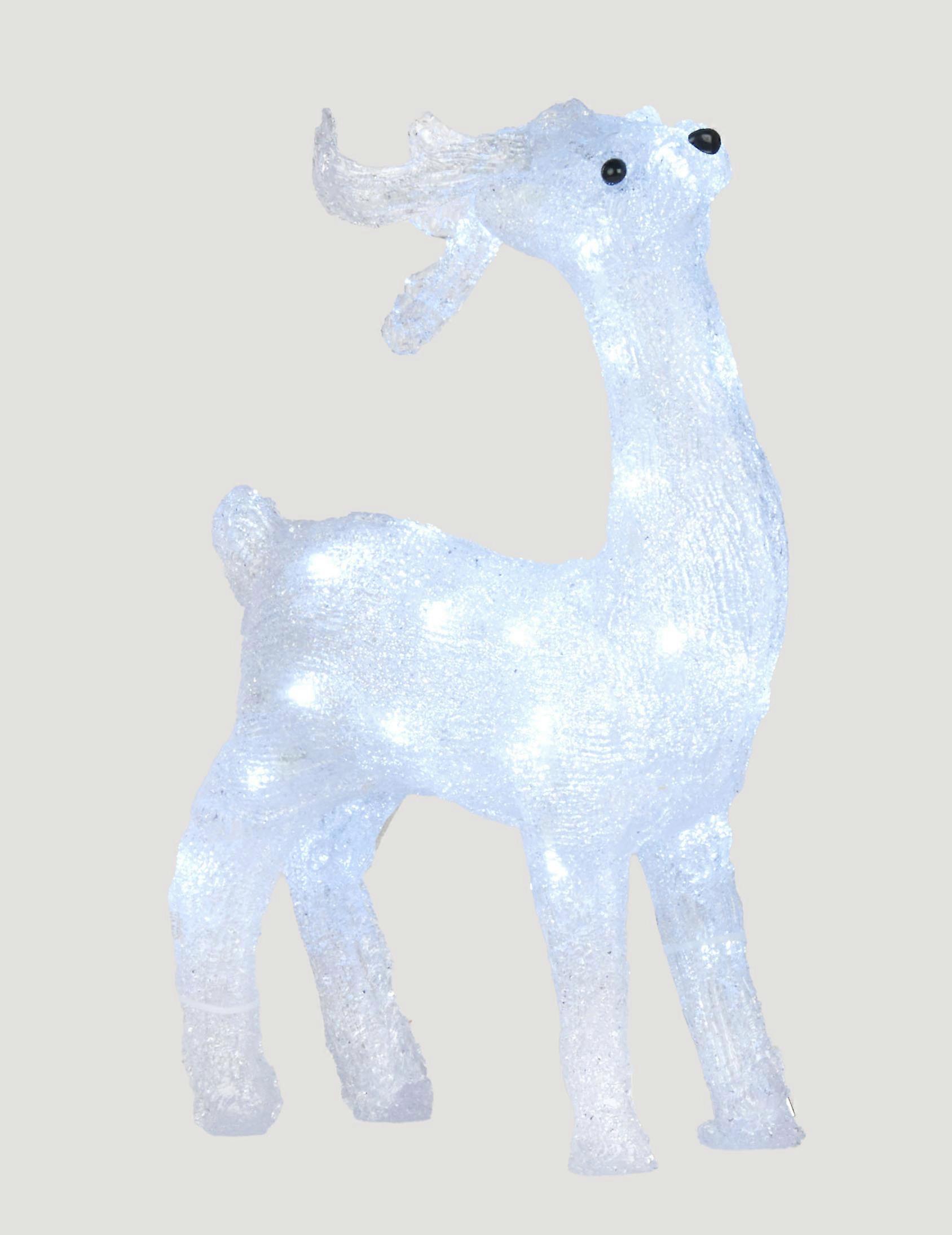 Light-up reindeer decoration, 45 cm