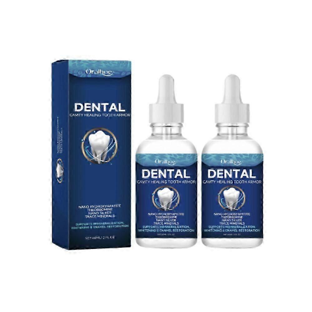 2pcs 60ml Tooth Care Solution Dentite Cavity Tooth Armor