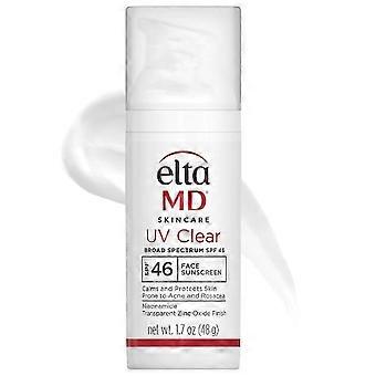 EltaMD UV Clear Face Sunscreen SPF 46, Oil-Free Sunscreen with Zinc Oxide, Dermatologist Recommended White-1a