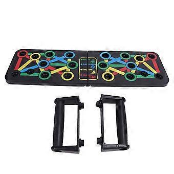 Push Up Board Multifunction Abdominal Chest Muscle Training Folding Fitness Training Board for Home