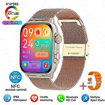 2023 Uusi HK95 Ultra Smart Watch näyttää aina näytön Bluetooth-puhelusarja 8 NFC-älykello aikuinen IP68 vedenpitävä urheilu aikuinen