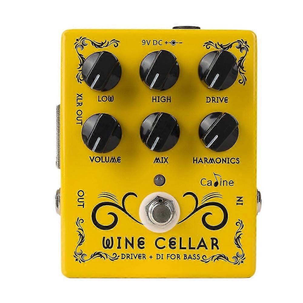 -60 Driver+di För Basgitarrpedal Effektgitarrtillbehör Minipedal Gitarrdelar