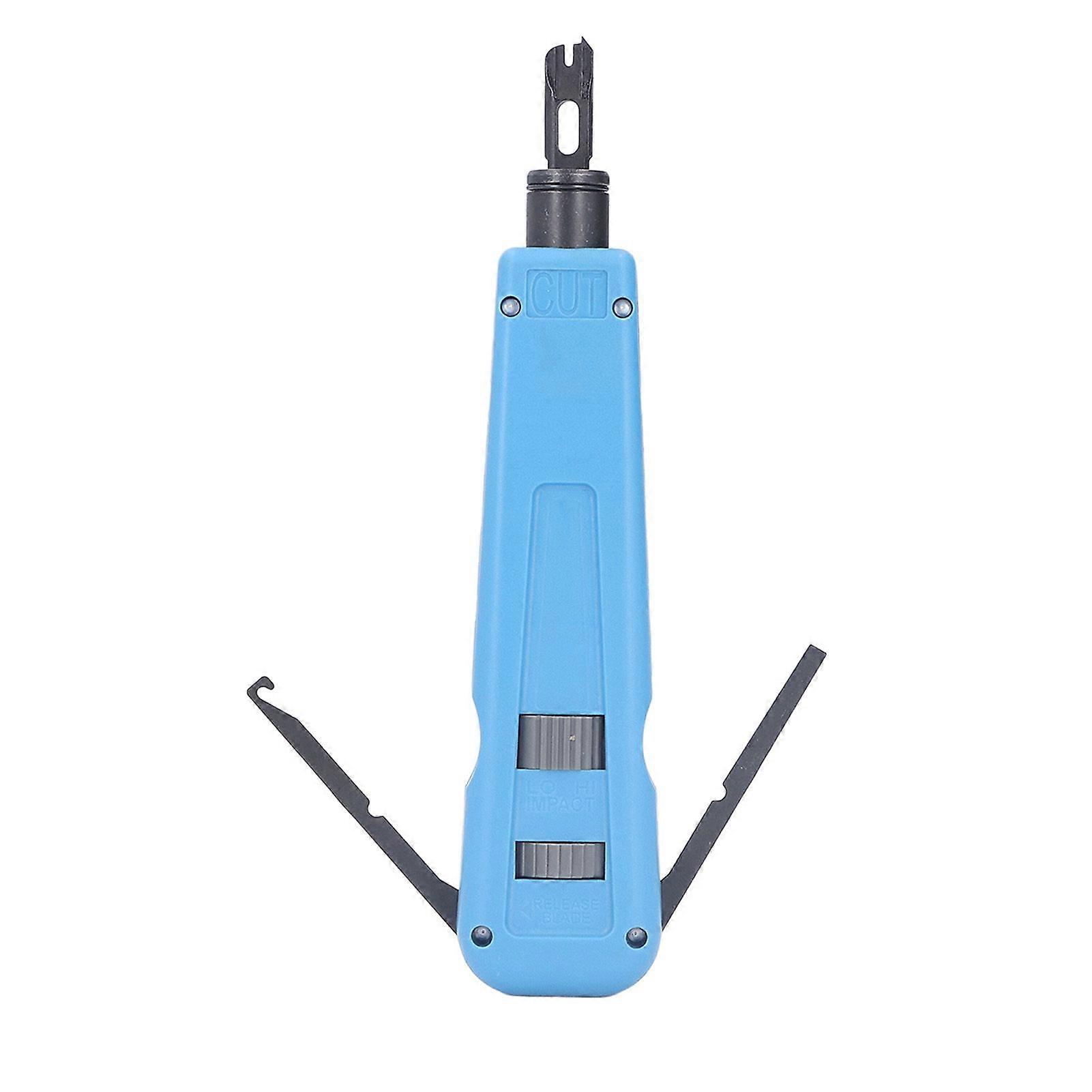 Punch Down Tool Adjustable Cutter Wire Cable Insertion Hand Tool for 110/88 Module