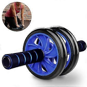 Roller With Resistance Band, Non-slip Handle(1 Pcs, Blue)