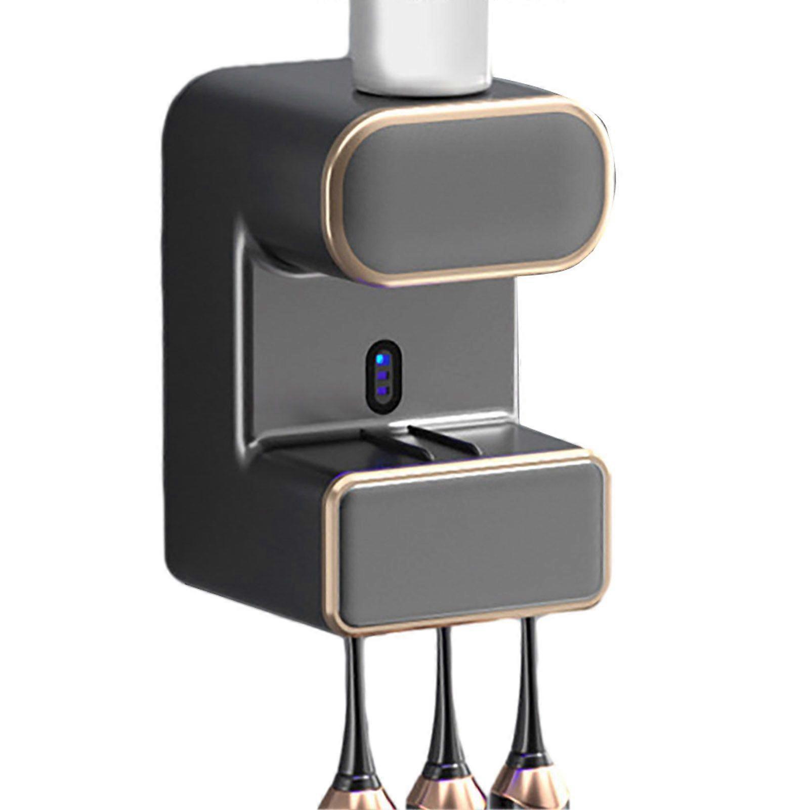Toothpaste Squeezer Electric Automatic Sensor Wall-mounted Intelligent Toothpaste Distribution Type-C Charging Toothpaste Dispenser Toothpaste Pump