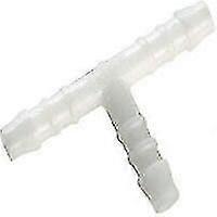 Coupling 6 Mm Hose, White/transparent10pcs