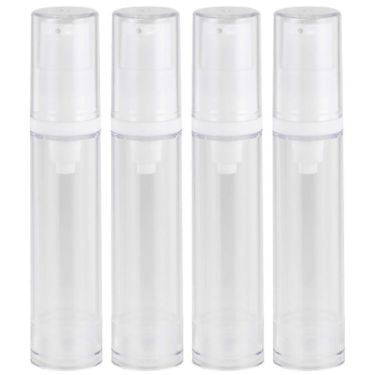 Refillable Press Pump Bottles | 4Pcs Storage Containers