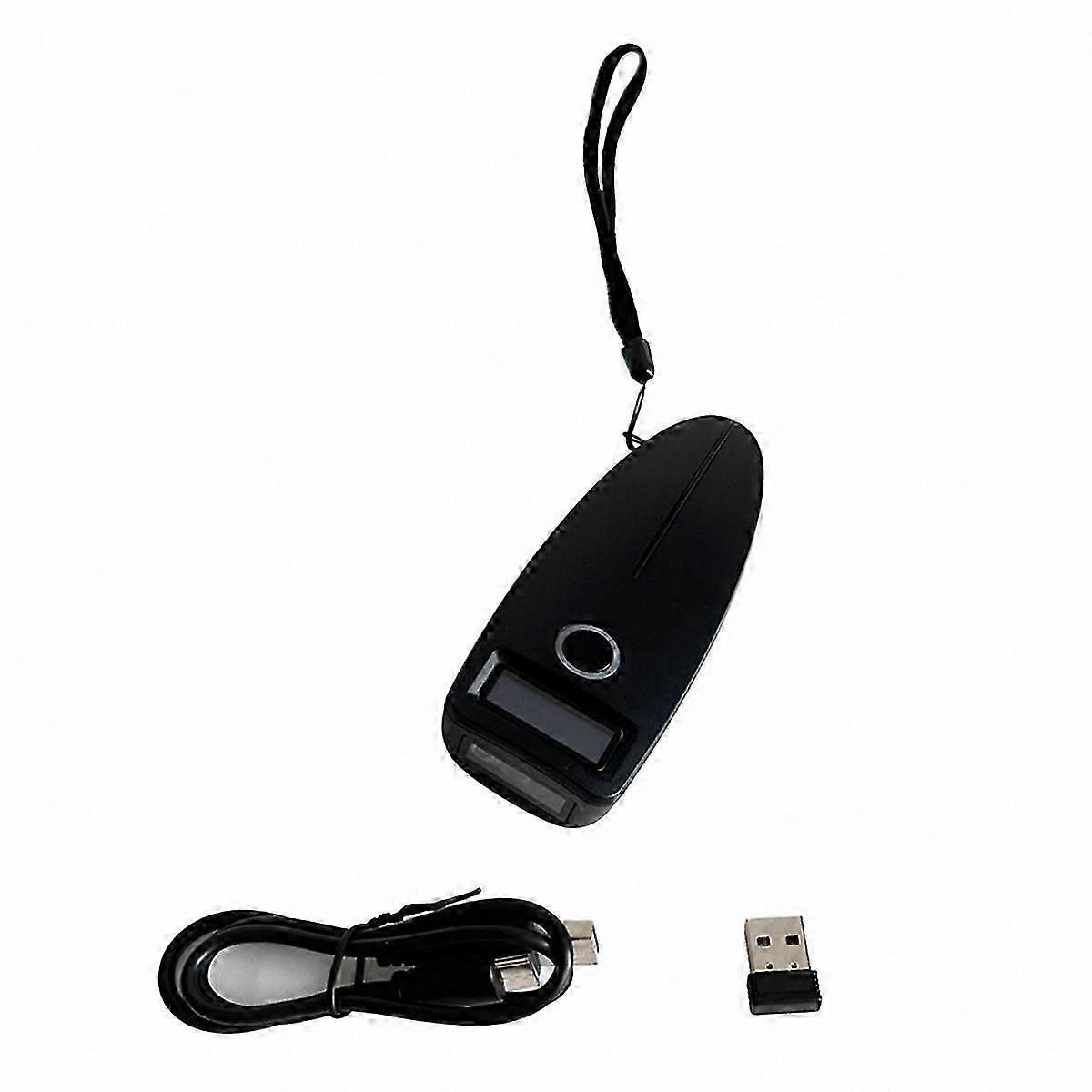 Wireless Bluetooth Mini Barcode Reader Portable 1D 2D QR Code Scanner Handheld