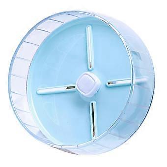 Hamster treningshjul Silent 26cm leker for små kjæledyr i blått til hamsterbur