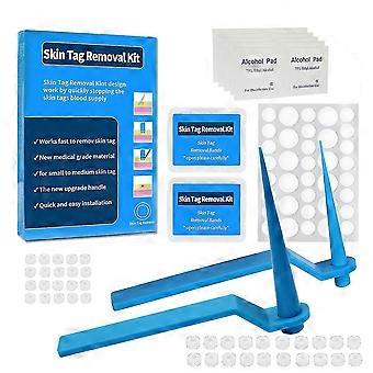 2-8mm 2 In 1 Skin Tag Rubber Band Set Of 20 Large 20 Small Rubber Bands And 1 Repair Sticker