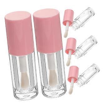 5 Stück durchsichtige Lipgloss-Tuben mit Applikator, nachfüllbar und leicht, reisefreundliche Behälter