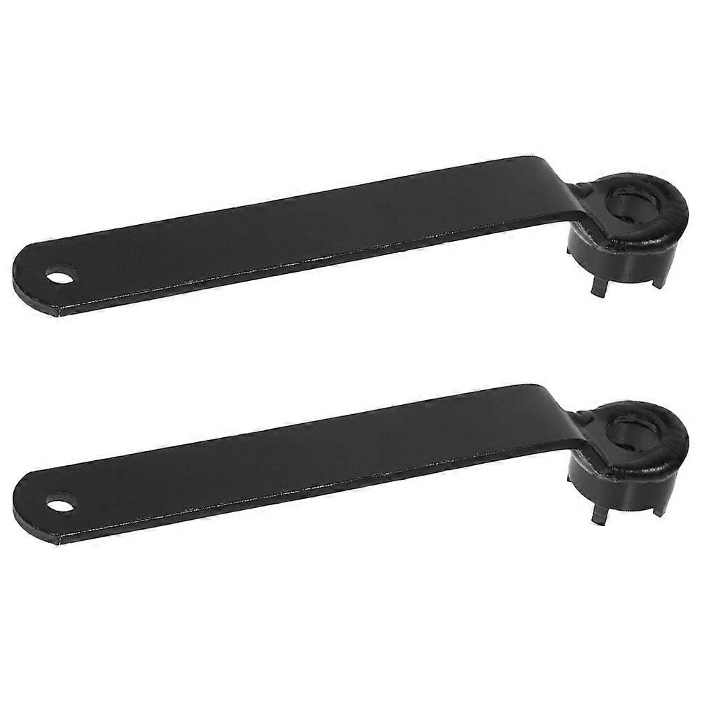 2Pcs Grinder Wrench Angle Grinder Four-claw Spanner Angle Grinder Maintenance Spanner