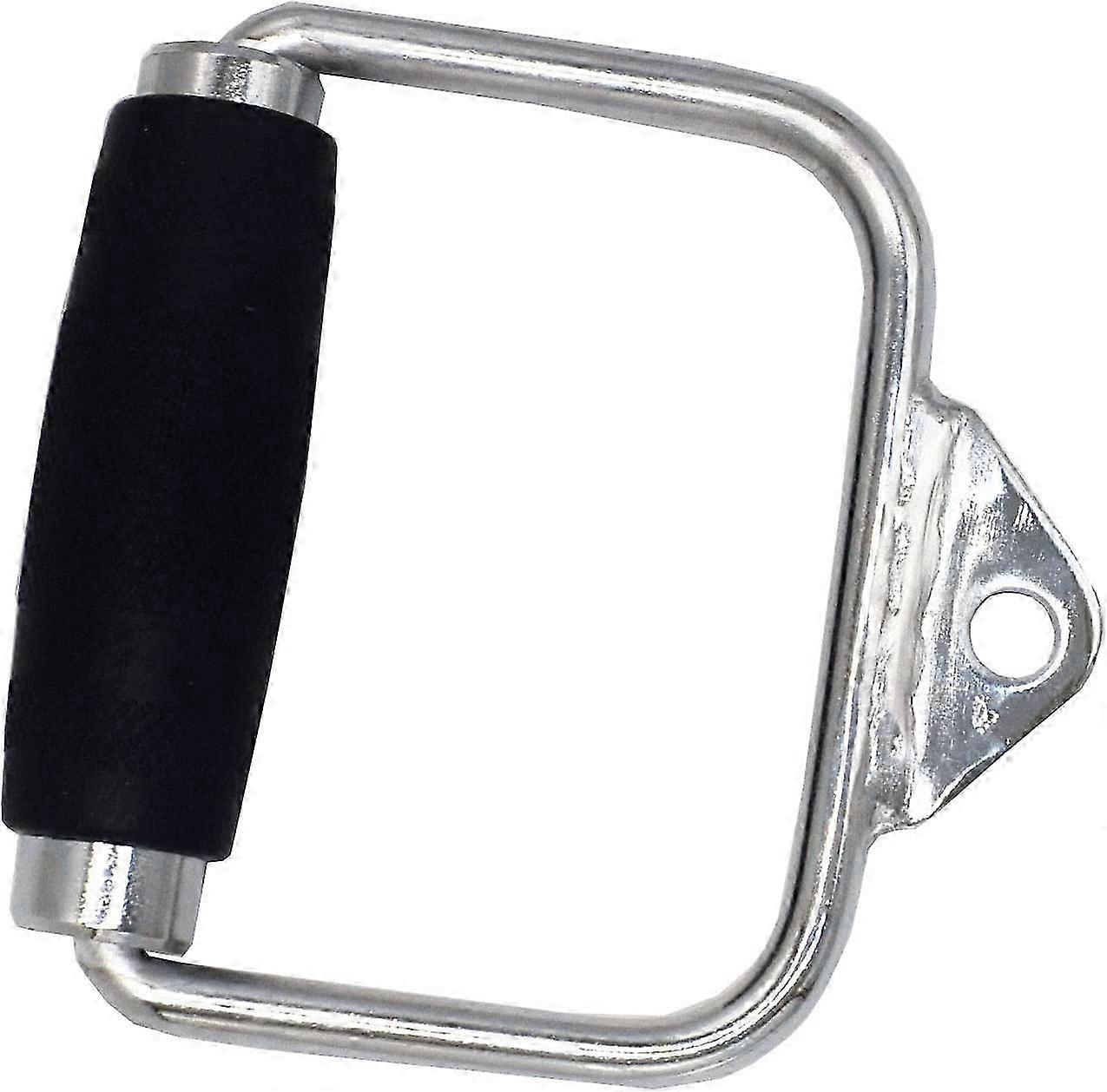 D-shape pull-up bar with D-handle compatible with strength training with handles