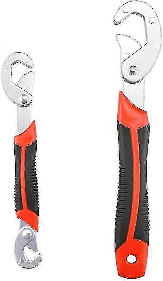 2 Piece Universal Multi-Function Adjustable Wrench Set-zooy