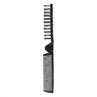 Folding Hair Comb for Men, Anti-Static Pocket Brush with Dual Teeth for Beard & Hair Styling
