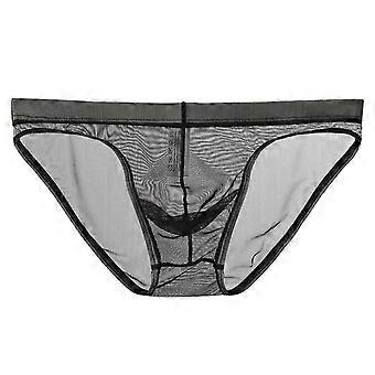 Net Fabric Men Briefs Low Rise with U Convex for Daily Wear