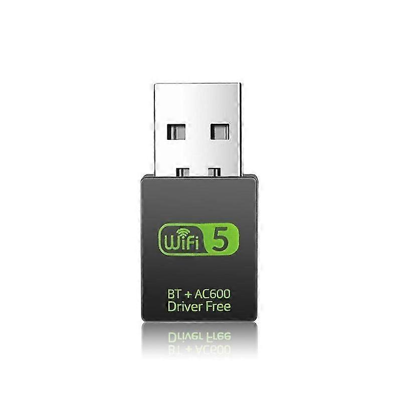WiFi Bluetooth Adapter 600Mbps USB for PC Laptop